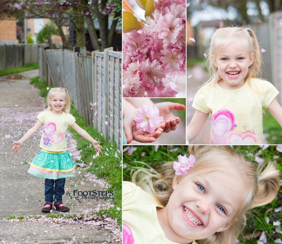alexa and flowers Lords walk Footsteps Photography new location