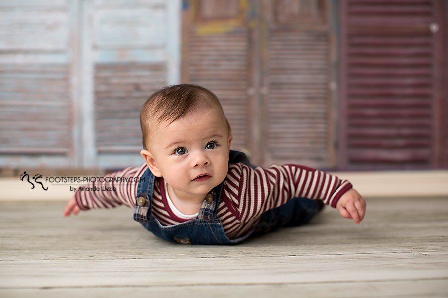 6 month old Baby Boy Photography Session - Footsteps Photography RAF ...