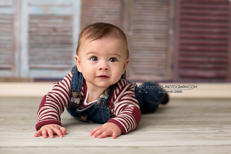 6 month old Baby Boy Photography Session - Footsteps Photography RAF ...