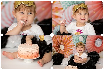 Vacaville Cake Smash Photographer candid