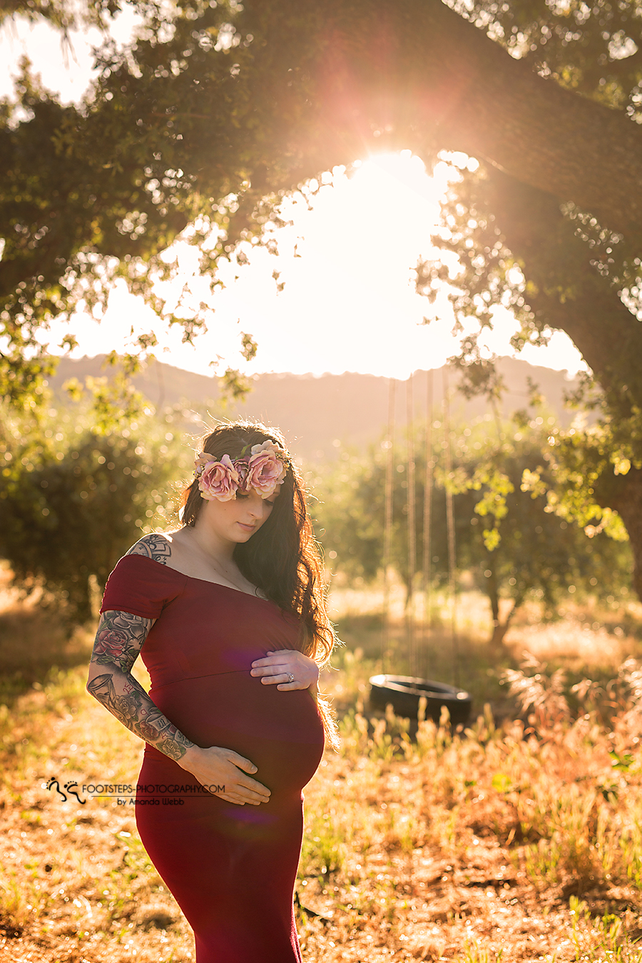 tires swing vacaville maternity photographer