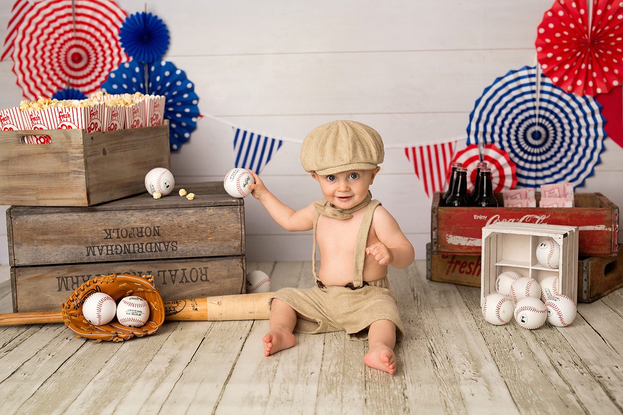 cake smash photography fayetteville first birthday