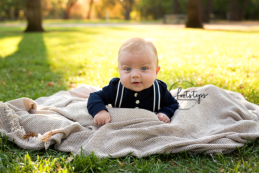 baby on blanket vacaville park