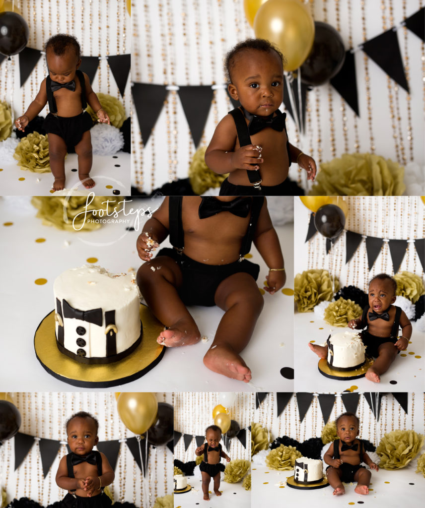cake smash gold footsteps photography vacaville