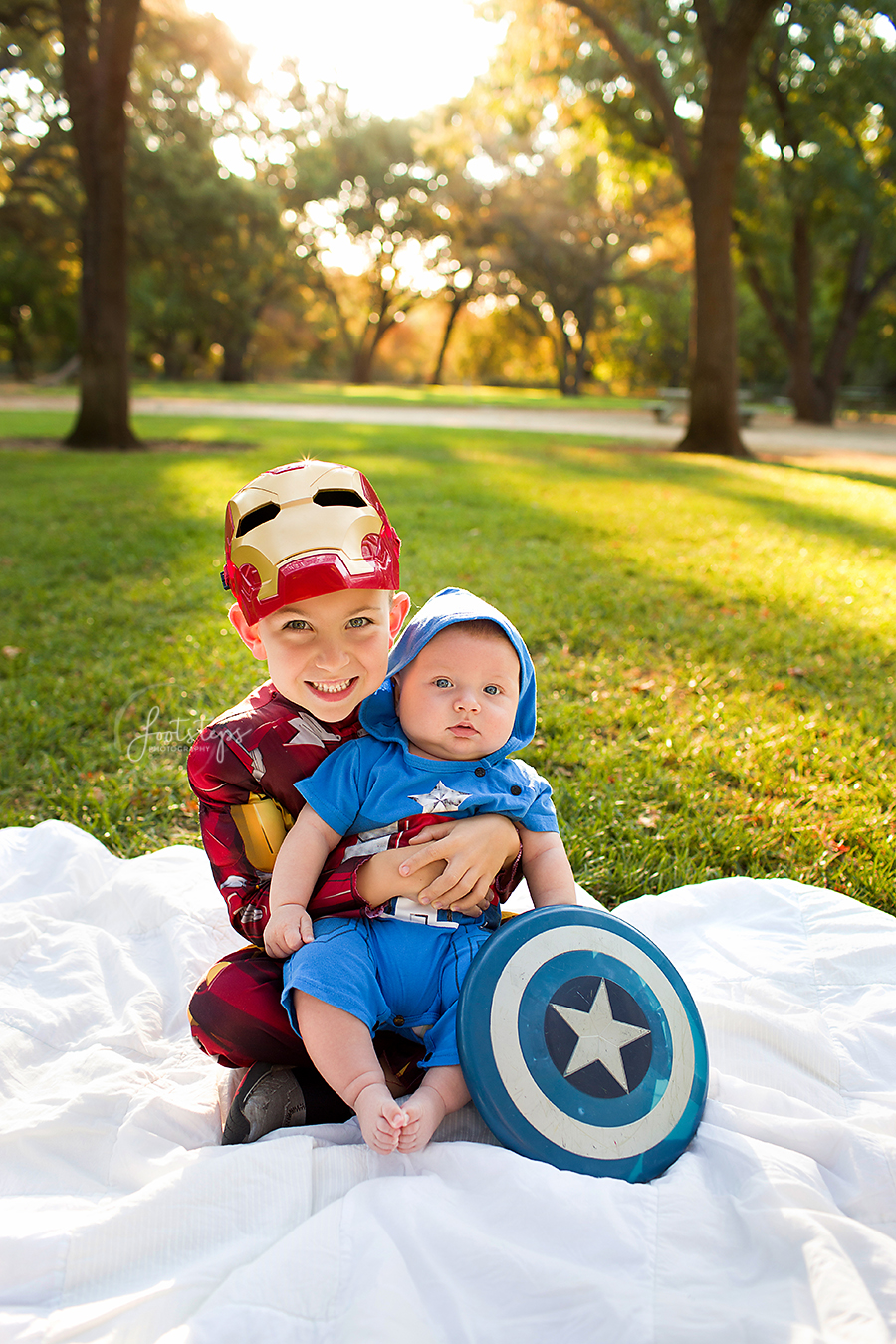 captain america and ironman in vacaville park