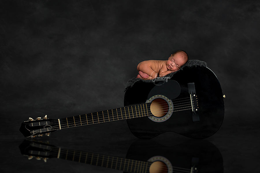 music guitar photography newborn solano county